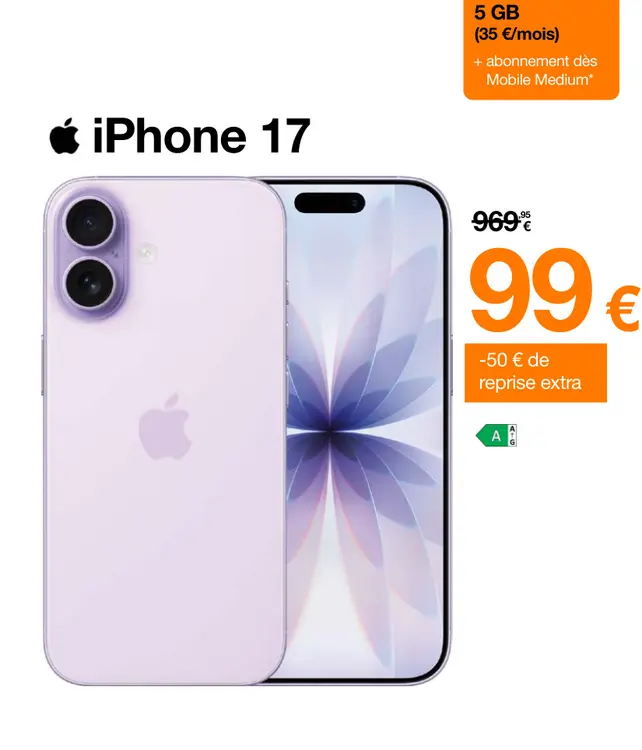 Offre: iPhone 17