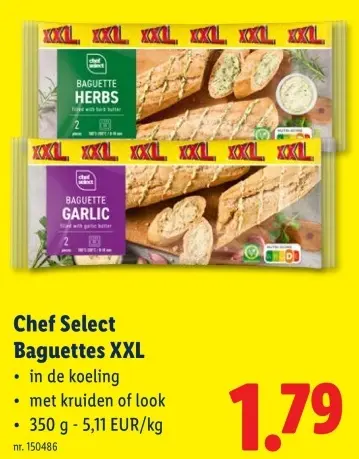 Promotie: Baguettes XXL