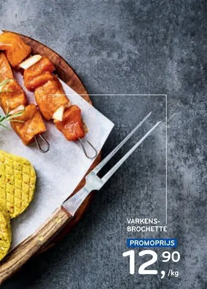 Promotie: Varkensbrochette