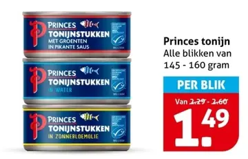 Aanbieding: Princes tonijn