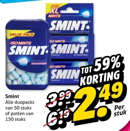 Aanbieding: Smint