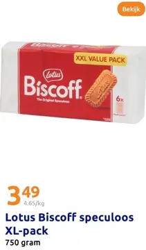 Aanbieding: Lotus Biscoff speculoos XL-pack