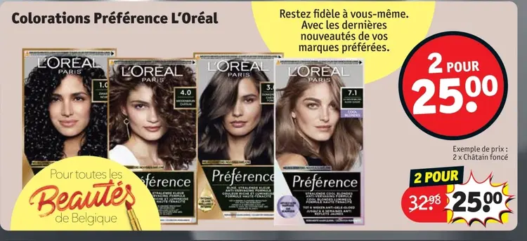 Offre: Colorations Préférence