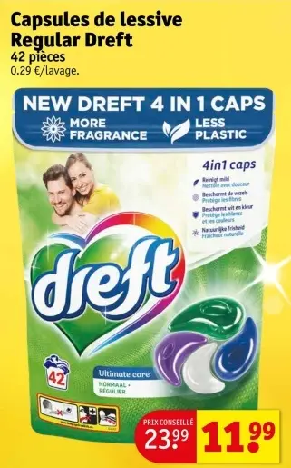 Offre: Capsules de lessive Regular