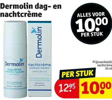 Aanbieding: Dermolin dag- en nachtcrème