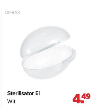 Aanbieding: DIFRAX Sterilisator Ei