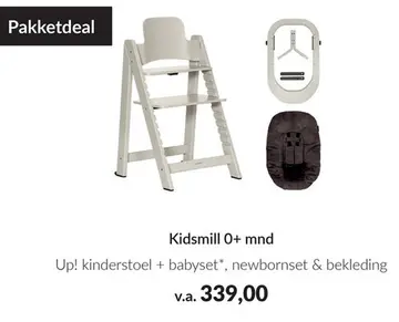 Aanbieding: 0+ mnd, Up! kinderstoel + babyset, newbornset & bekleding