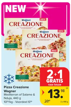 Aanbieding: Pizza Creazione