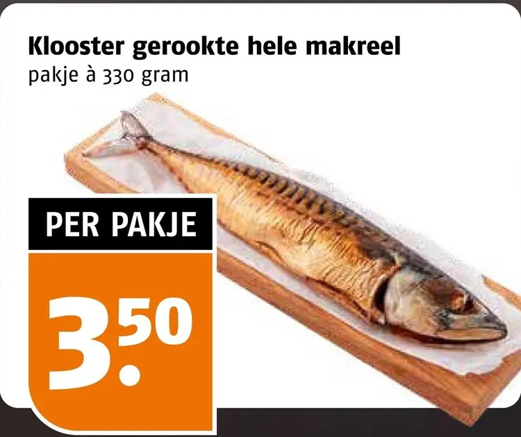 Aanbieding: Klooster Gerookte hele makreel