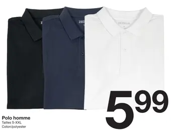 Offre: Polo homme