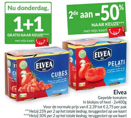 Promotie: Gepelde tomaten
