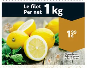 Aanbieding: Citrons jaunes