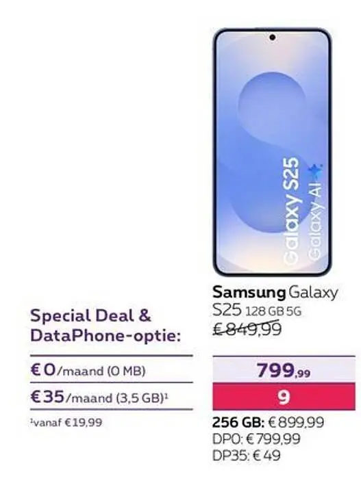 Aanbieding: Galaxy S25