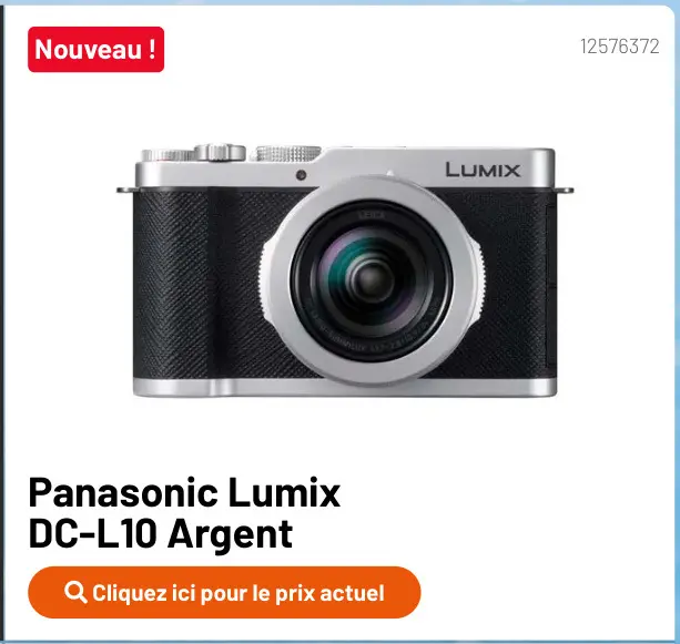 Offre: Lumix DC-L10 Argent