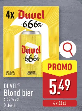 Promotie: Blond bier