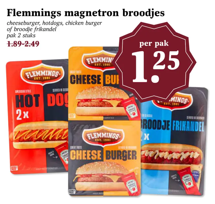 Aanbieding: Magnetron broodjes