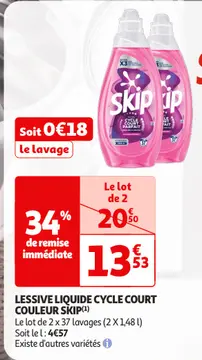 Offre: LESSIVE LIQUIDE BÉBÉ HYPOALLERGÉNIQUE ABRICOT