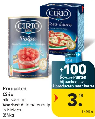 Promotie: Tomatenpulp in blokjes