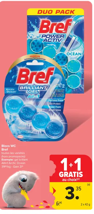 Offre: Blocs WC Bref