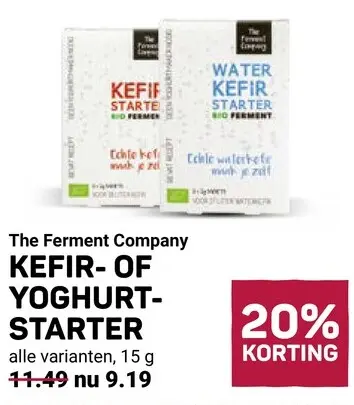 Aanbieding: Kefir Starter Water Kefir Starter