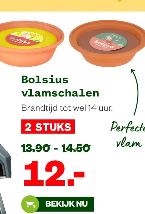 Aanbieding: vlamschalen