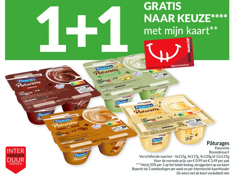 Aanbieding: Pâturages Paturette Roomdessert