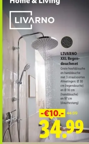 Aanbieding: XXL Regen-doucheset