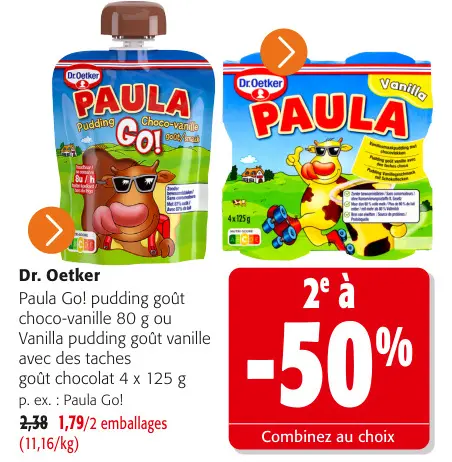 Offre: Paula Go! pudding