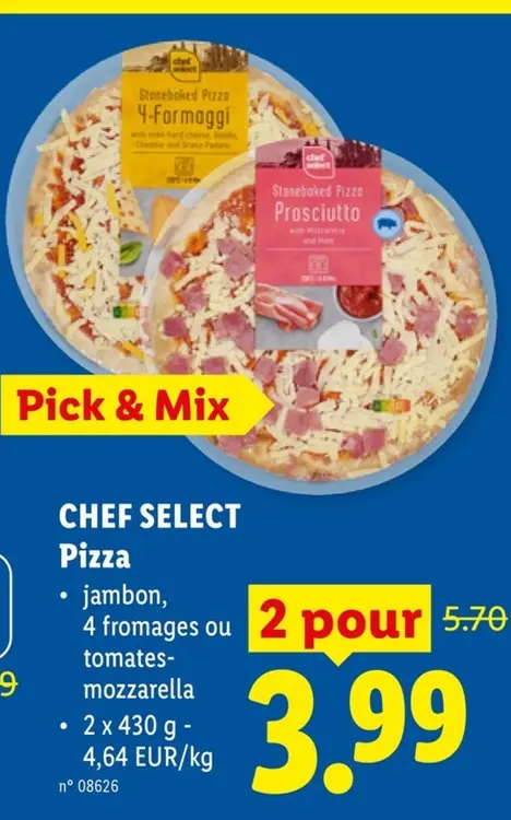 Offre: Chef Select Pizza