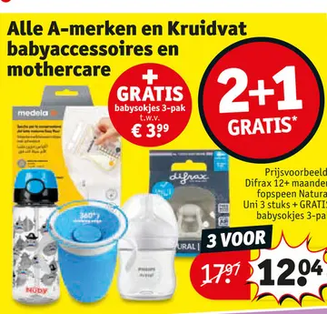 Aanbieding: babyaccessoires en mothercare