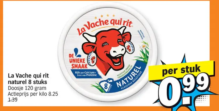 Promotie: La Vache qui rit naturel