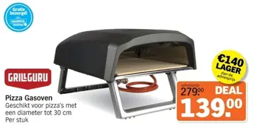 Aanbieding: Pizza Gasoven