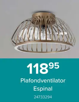 Promotie: Plafondventilator
