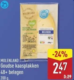 Aanbieding: Goudse kaasplakken 48+ belegen