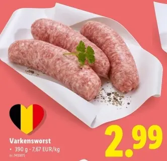 Promotie: Varkensworst