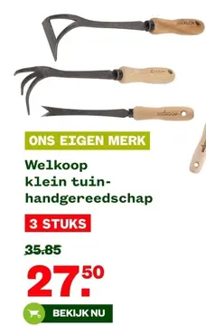 Aanbieding: Welkoop klein tuin-handgereedschap