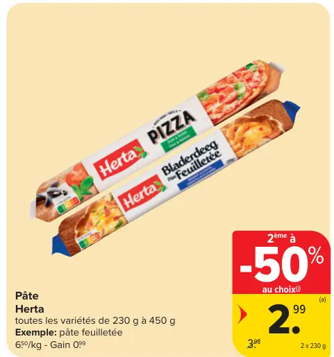Offre: Pâte