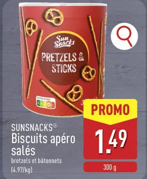 Offre: Biscuits apéro salés