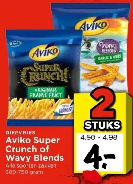 Aanbieding: Aviko Super Crunch of Wavy Blends