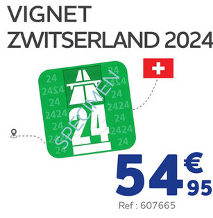 Aanbieding: Vignet zwitserland 2024