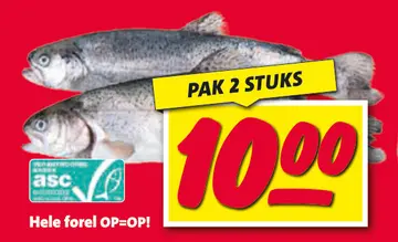Aanbieding: Hele forel