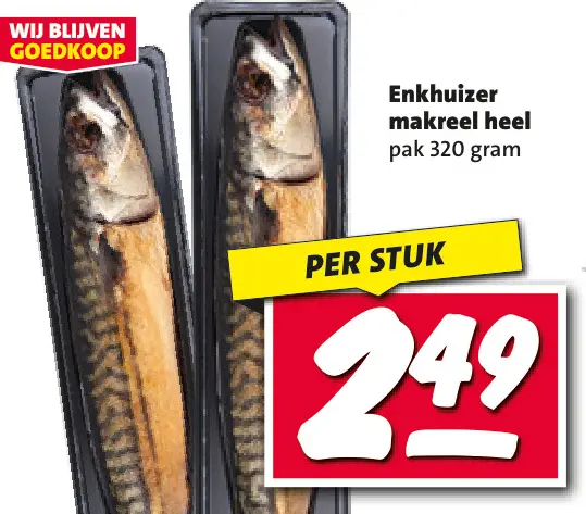 Aanbieding: Makreel heel