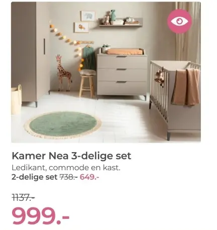 Aanbieding: Kamer Nea 3-delige set