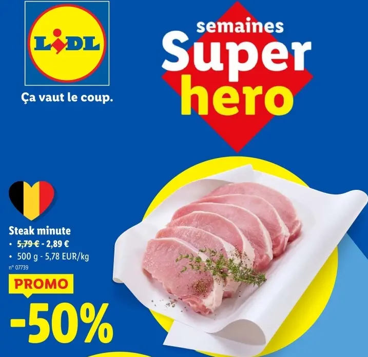 Offre: Steak minute