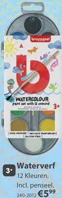 Aanbieding: Waterverf 12 Kleuren