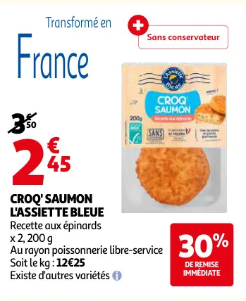 Promotie: Croq' saumon
