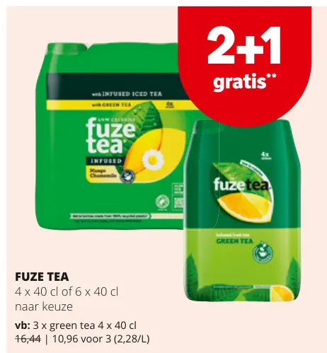 Promotie: Fuze tea