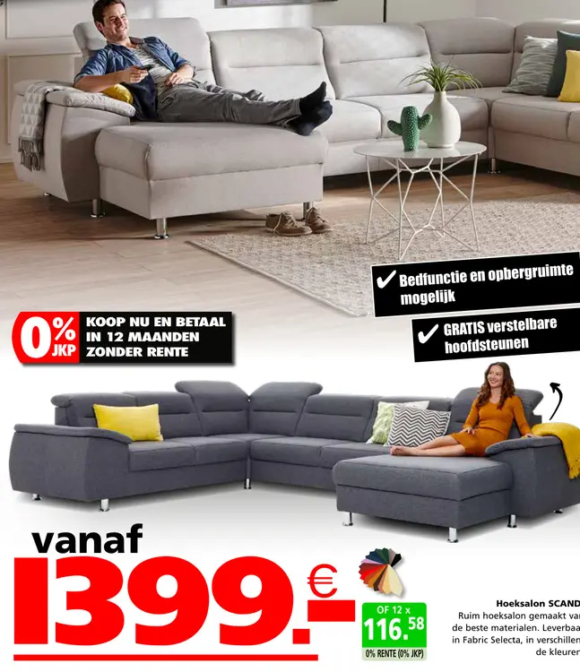 Aanbieding: Hoeksalon SCAND