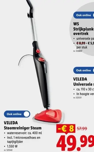 Promotie: Stoomreiniger Steam