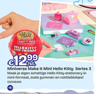 Promotie: Miniverse Make It Mini Hello Kitty Series 3